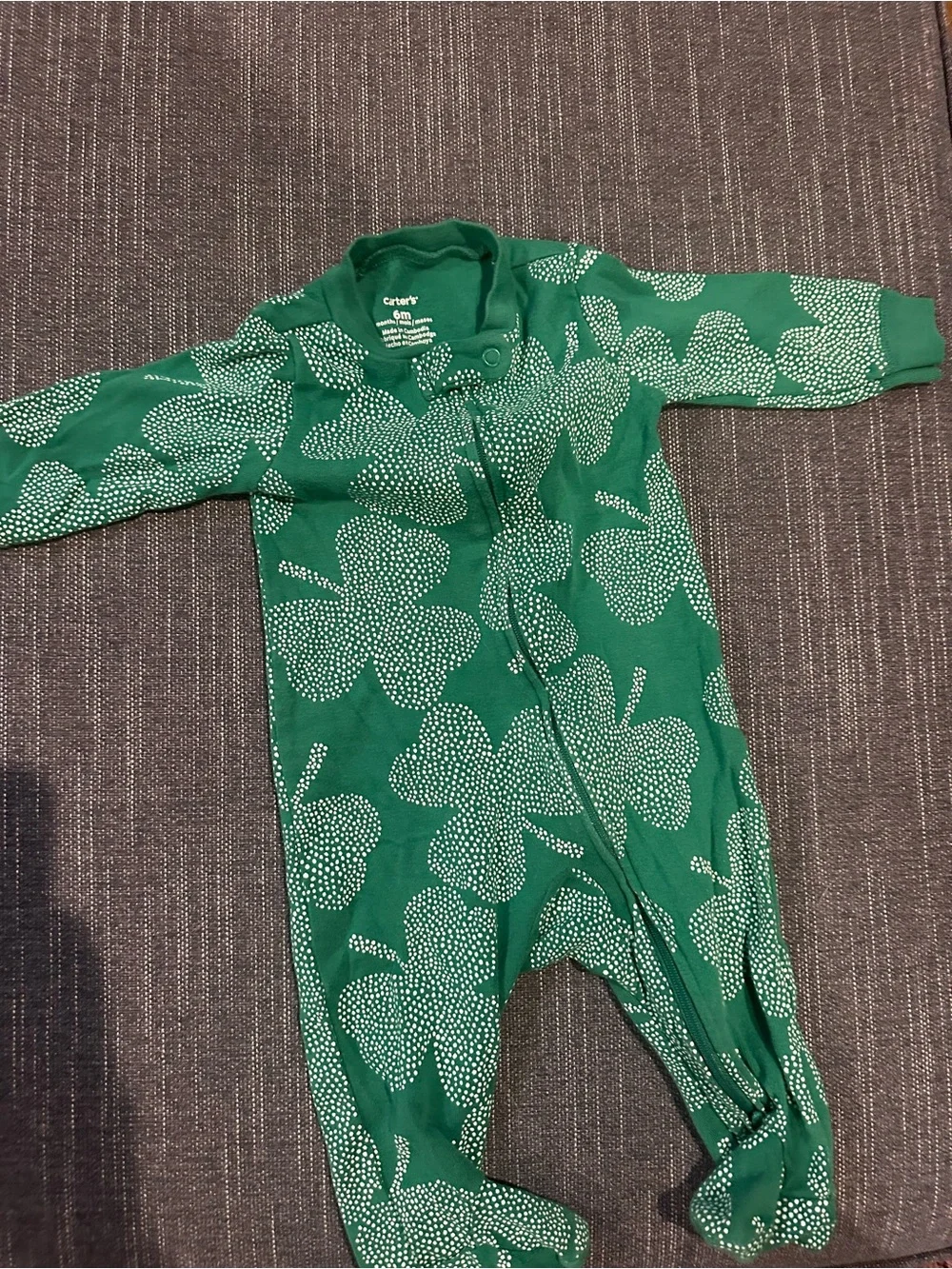 St Patrick’s baby pajamas